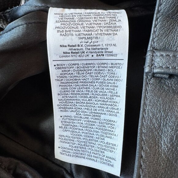 Nike Air Jordan Womens 8 M Cactus Jack Leather Lace Up Pants Black Travis Scott - Picture 8 of 8